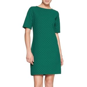 Banana Republic Factory green geo shift dress MP